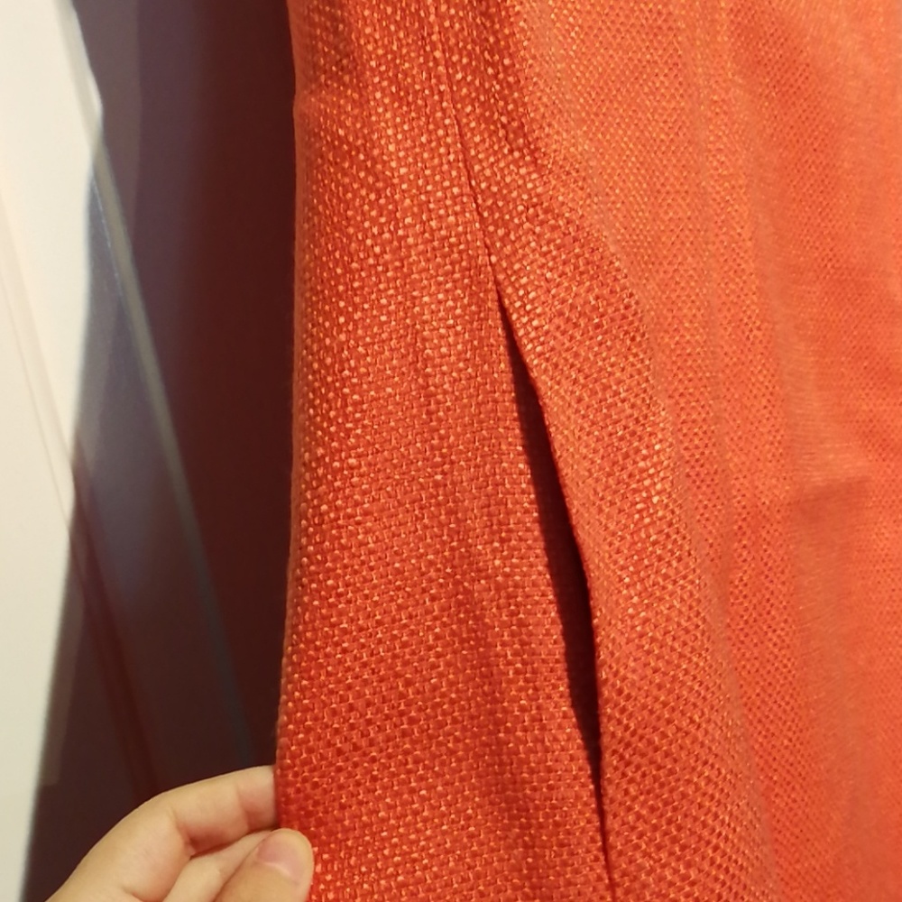 NWT Talbots orange sheath tweed dress size 2 - Picture 4 of 7